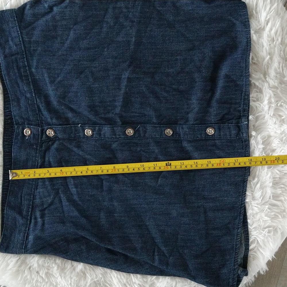 Merona Dark Blue A-Line Skirt - Picture 5 of 6